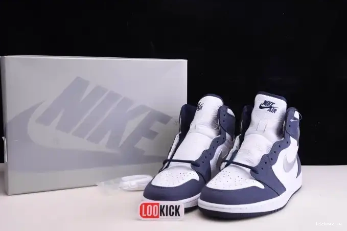 Rep Kickmax DC1788-100 Navy AIR Retro Midnight (2020) 1 High Jordan 0426